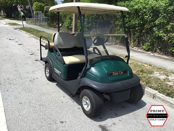 Green Club Car 4 Passenger Golf Cart affordable golf cart rental, golf cart rent greensboro