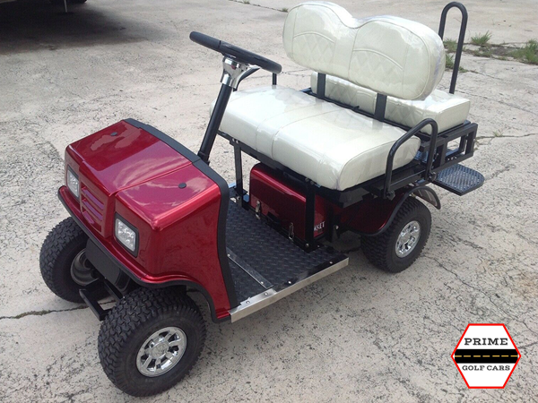 Maroon Cricket SX3 Mini Mobility Golf Cart affordable golf cart rental, golf cart rent greensboro