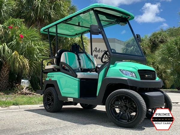 Mint Bintelli Beyond 4 Passenger Golf Cart affordable golf cart rental, golf cart rent greensboro