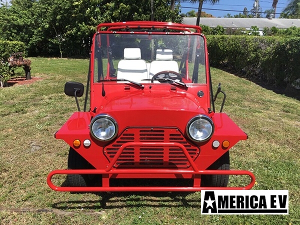 Red Mokee 4 Passenger Golf Cart affordable golf cart rental, golf cart rent greensboro