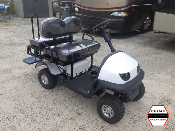 White Cricket RX5 Golf Cart affordable golf cart rental, golf cart rent greensboro