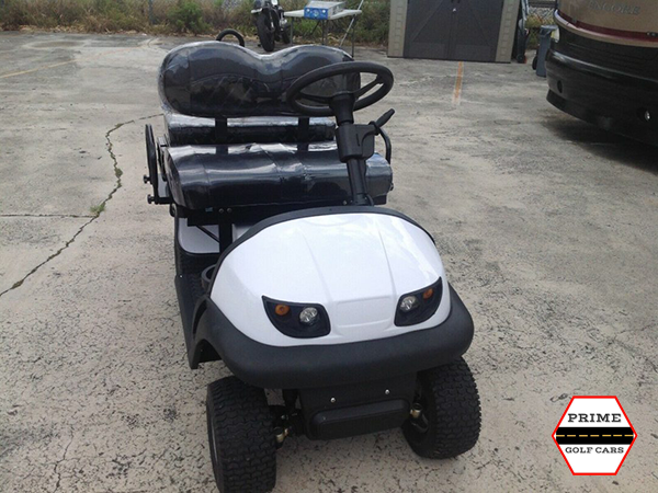 White Cricket RX5 Mini Golf Cart affordable golf cart rental, golf cart rent greensboro