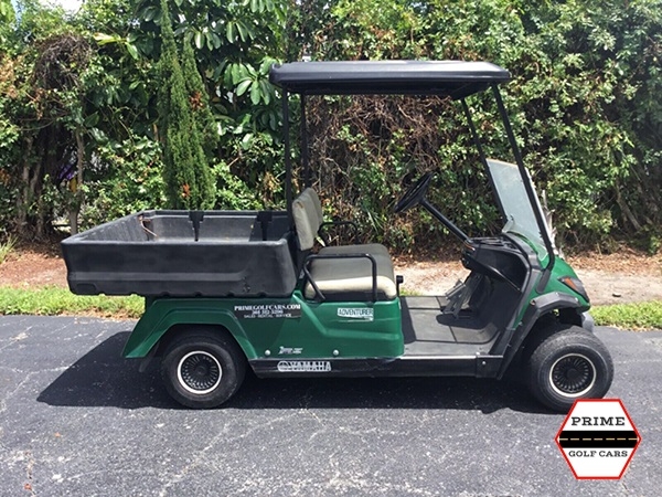 Yamaha Utility Box Bed Cart affordable golf cart rental, golf cart rent greensboro